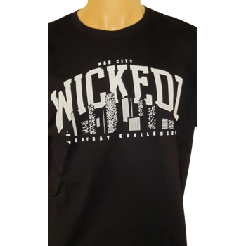 t-shirt "Mad City" noir/blanc Wicked One